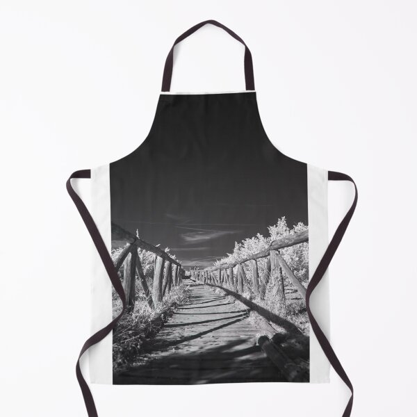 Item preview, Bridge Into Horizon Black and White Photographic Print designed and sold by Mother-Nature65.