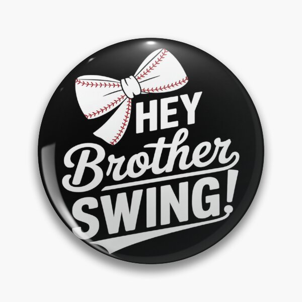 Item preview, Sister Hey Brother Brother Swing Baseball Kida designed and sold by THagBlue.