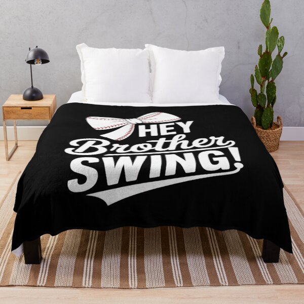 Item preview, Sister Hey Brother Brother Swing Baseball Kida designed and sold by THagBlue.