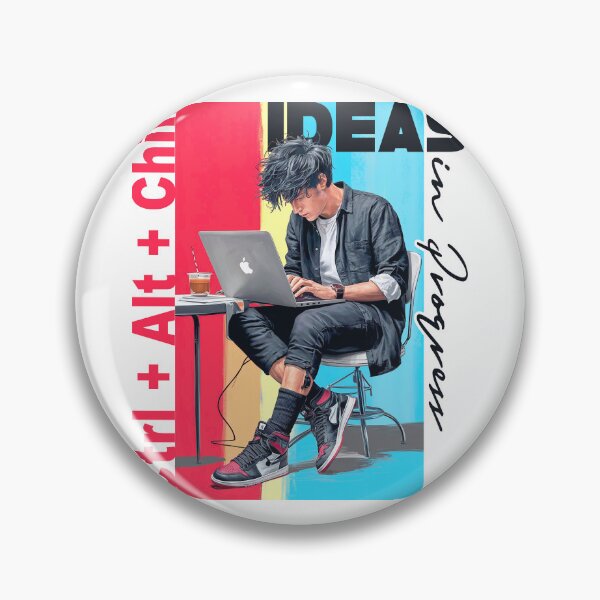 Item preview, Ctrl + Alt + Chill - Ideas in Progress designed and sold by Concept-Hub.