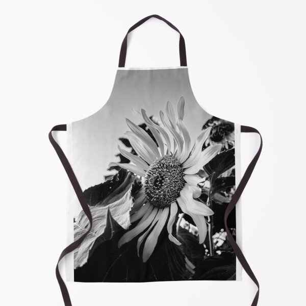 Item preview, Sunflower Head Close Up Black and White Photographic Print designed and sold by Mother-Nature65.