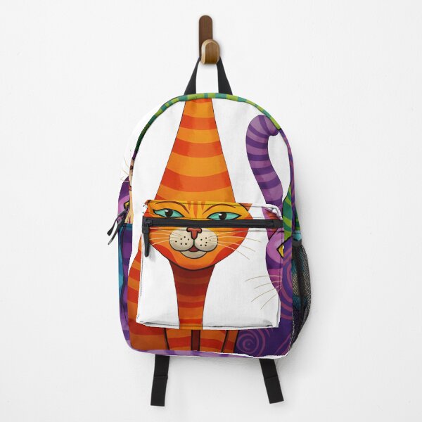 Item preview, Colorful Cats Trio – Modern Pop Art Cat Illustration designed and sold by R-B-Colors.
