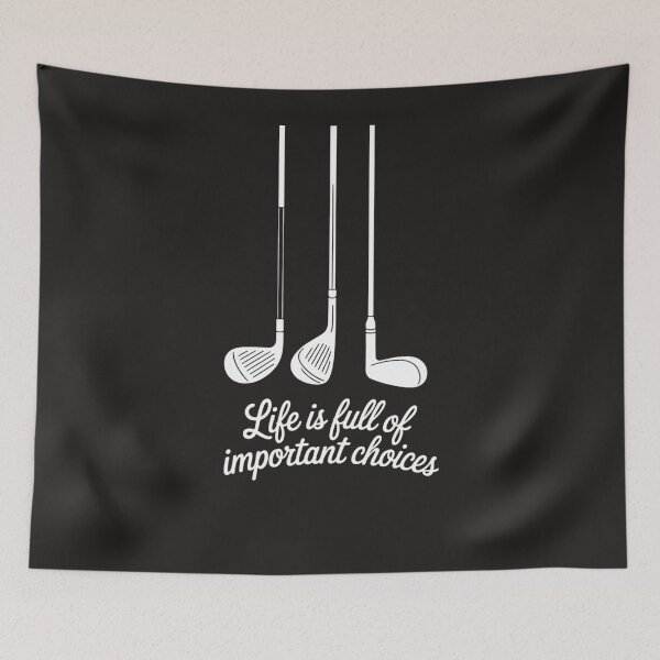 Item preview, Life Is Full Of Important Choices Golf Lovers designed and sold by universe-hold ⭐⭐⭐⭐⭐.