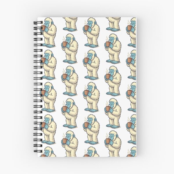 Item preview, Yeti Drinking Coffee – Cute Funny Winter Creature Illustration designed and sold by so01.