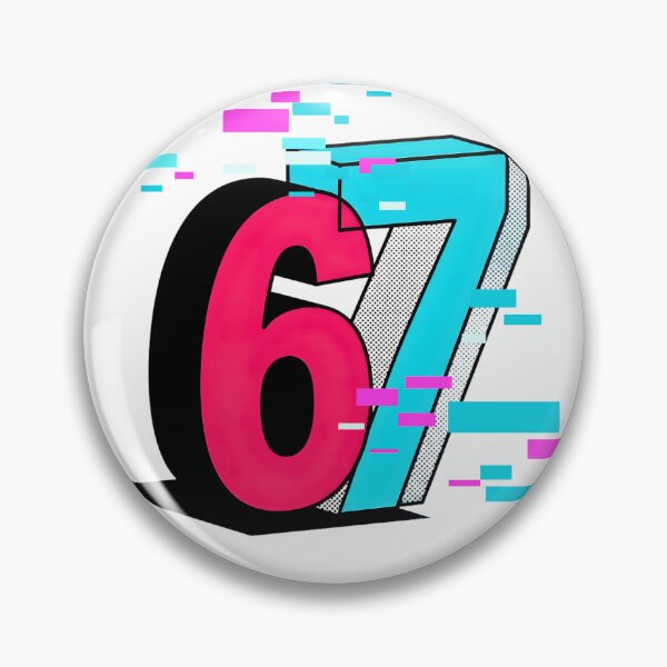 Item preview, 6 7 Six Seven Glitch Viral Gen Z Phrase designed and sold by WHITE FLAME PRINTS.