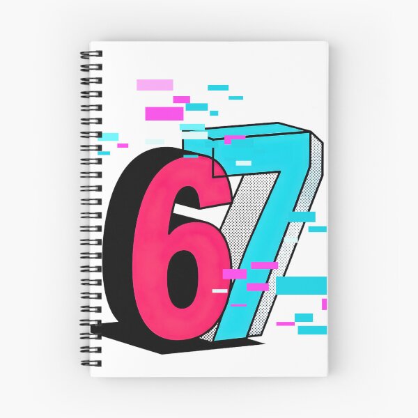 Item preview, 6 7 Six Seven Glitch Viral Gen Z Phrase designed and sold by WHITE FLAME PRINTS.