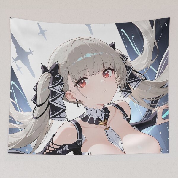 Item preview, Formidable Azur Lane Fantasía Blanco y Negro Chica Anime Poder Etéreo designed and sold by TorbenKuhano.