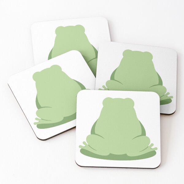Item preview, Minimal Frog Butt – Simple Back View Frog on Lily Pad designed and sold by CollectionOS.