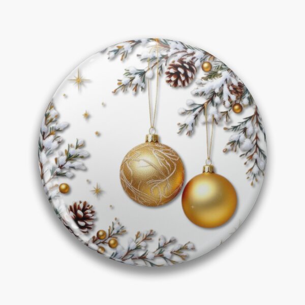 Item preview, Golden Christmas Silence – snow-covered branches, delicate lights & festive magic in a quiet winter atmosphere designed and sold by FotoworldEdel.