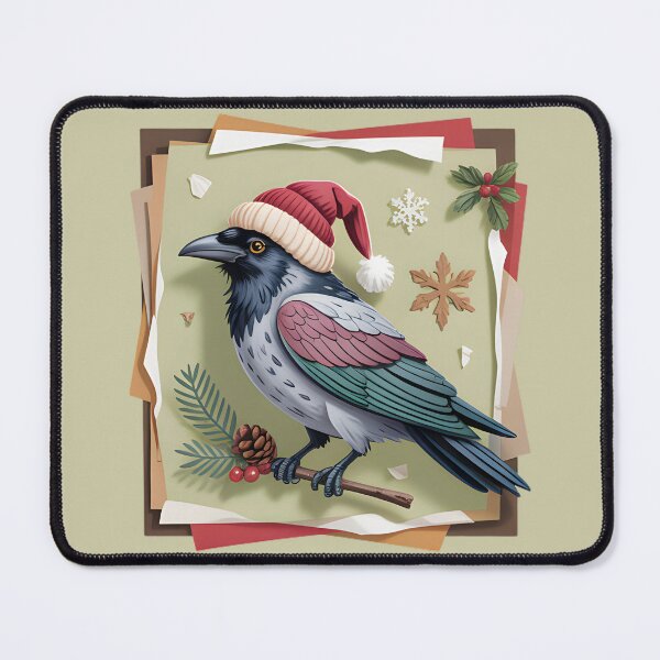 Item preview, Crow Christmas designed and sold by JessArty ⭐⭐⭐⭐⭐.