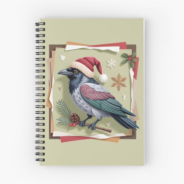 Item preview, Crow Christmas designed and sold by JessArty ⭐⭐⭐⭐⭐.