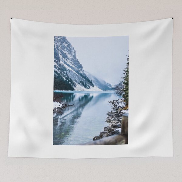 Item preview, Lake Louise and Mountainside Canada Photographic Print designed and sold by Mother-Nature65.