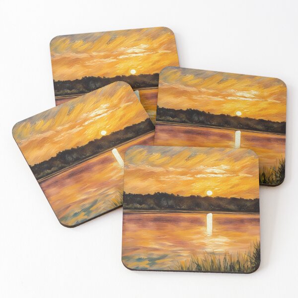 Item preview, Sunrise on the Pond designed and sold by tomorrowsart.