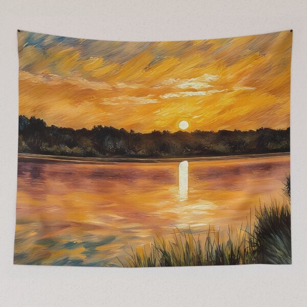 Item preview, Sunrise on the Pond designed and sold by tomorrowsart.