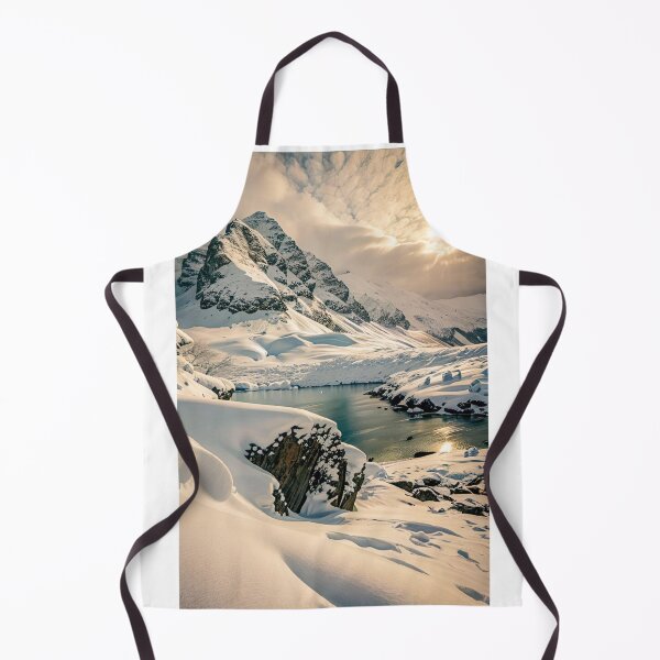 Item preview, Snow Mountains Cloudy Skies Photographic Print designed and sold by Mother-Nature65.