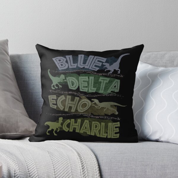 Raptor Squad Throw Pillow