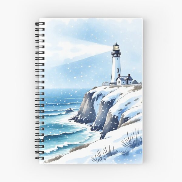 Item preview, Lighthouse in the snow designed and sold by Soulharmony.