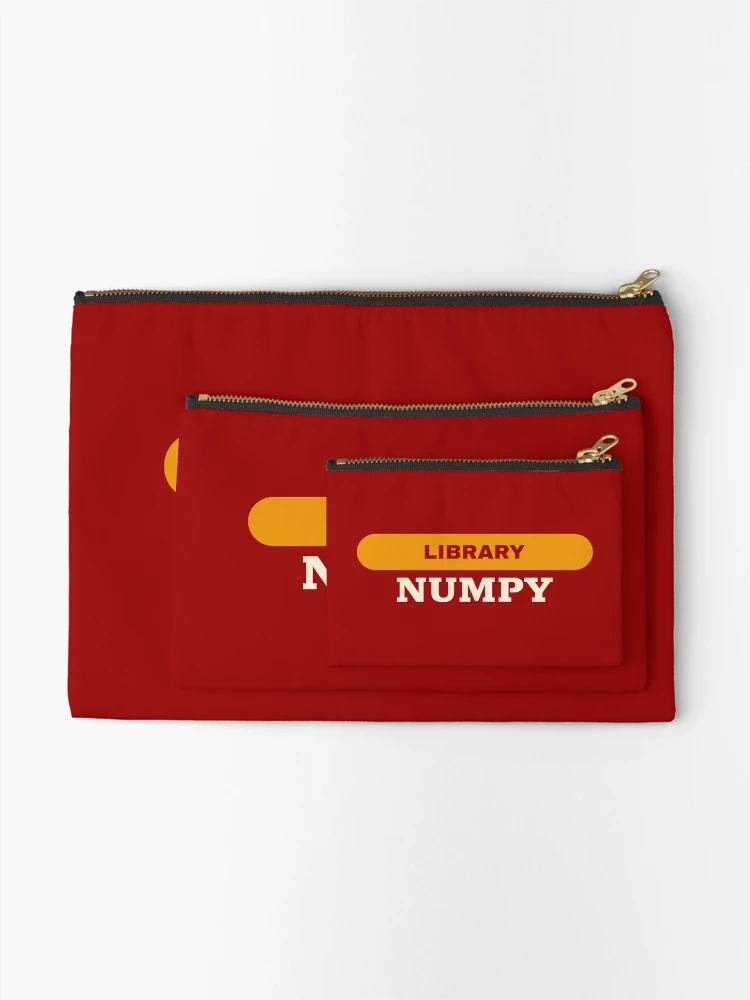 Thumbnail 2 of 4, Zipper Pouch, Hello World Python Code designed and sold by FridPix.
