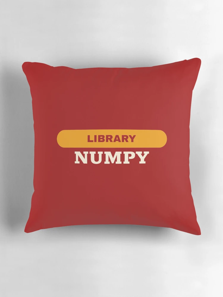 Thumbnail 3 of 4, Pillow, Hello World Python Code designed and sold by FridPix.