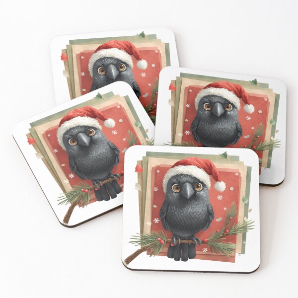 Item preview, Crow Christmas designed and sold by JessArty ⭐⭐⭐⭐⭐.