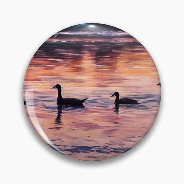 Item preview, Ducks at Sunset designed and sold by tomorrowsart.