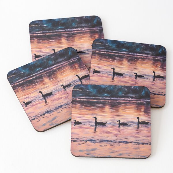 Item preview, Ducks at Sunset designed and sold by tomorrowsart.