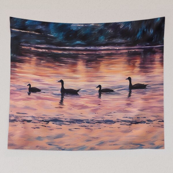 Artikelvorschau, Enten bei Sonnenuntergang entworfen und verkauft von tomorrowsart.