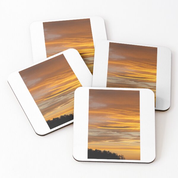 Item preview, Sunset Silhouette Trees Photographic Print designed and sold by Mother-Nature65.