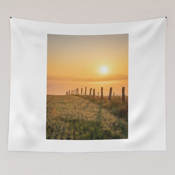 Item preview, Sunset Over Field Photographic Print designed and sold by Mother-Nature65.