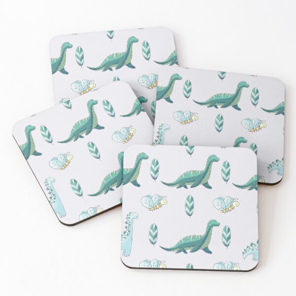 Item preview, Playful Dinosaurs and Fluttering Friends designed and sold by Sashaqumafa.
