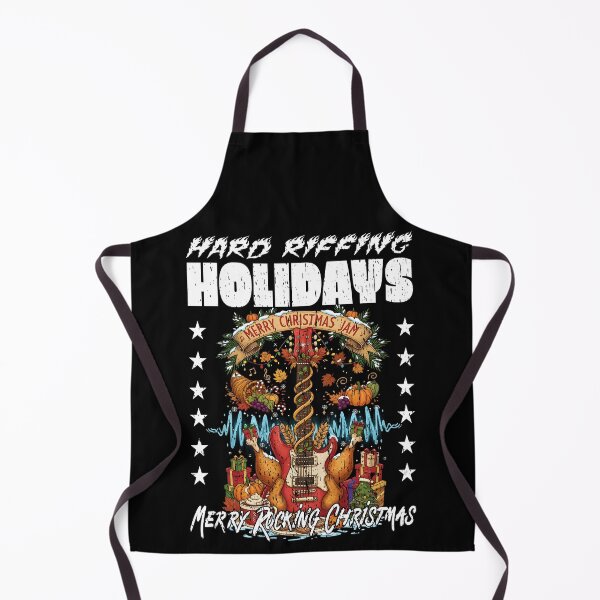 Item preview, HARD RIFFING HOLIDAYS MERRY ROCKING CHRISTMAS musicians Christmas holidays dinner presents and jamming under the Xmas tree designed and sold by Jt41.