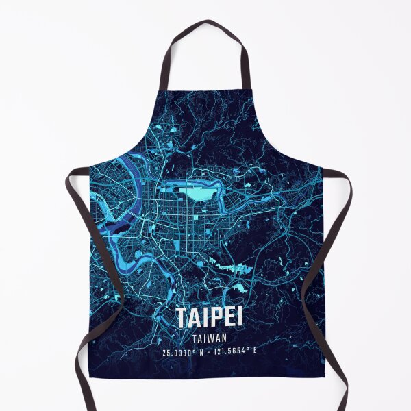 Item preview, Taipei Midnight City Map designed and sold by HomeLivingCo.