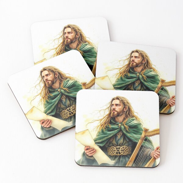 Aperçu de l'œuvre Aoi Mac Ollamain (Irlande) : dieu Celte de la poésie créée et vendue par jefboutique6150.