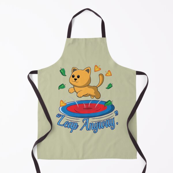 Item preview, Leap of courage / cute cat jumping on a trampoline . designed and sold by Everyday_wonder .
