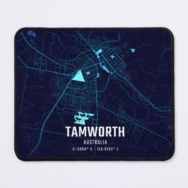 Item preview, Tamworth Midnight City Map designed and sold by HomeLivingCo.