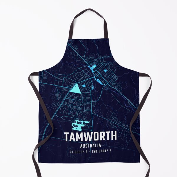 Item preview, Tamworth Midnight City Map designed and sold by HomeLivingCo.