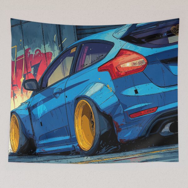 Item preview, Graffiti sports car close-up designed and sold by PixelPack Design.