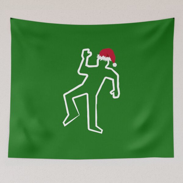 Item preview, Christmas Dead Fred Chalk Outline designed and sold by ForensicMinds.