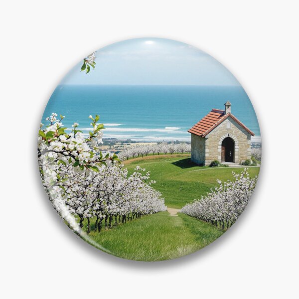 Item preview, Normandy coast and apple orchard designed and sold by jefboutique6150.