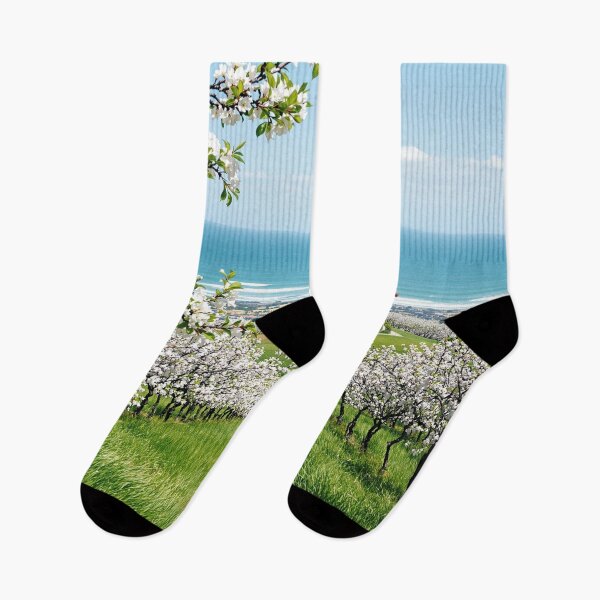 Item preview, Normandy coast and apple orchard designed and sold by jefboutique6150.