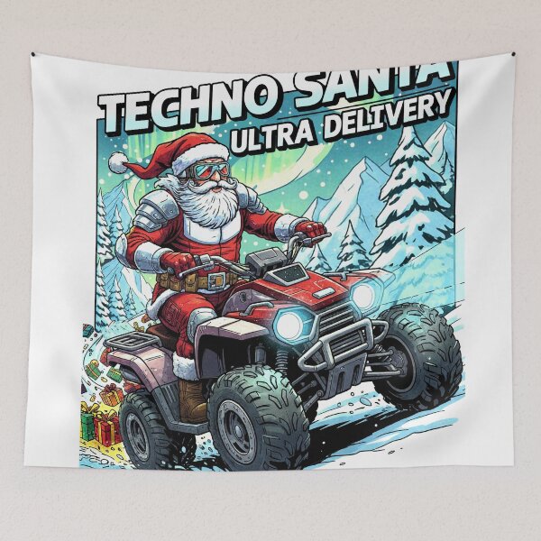 Item preview, Techno Santa - Ultra Delivery designed and sold by Concept-Hub.