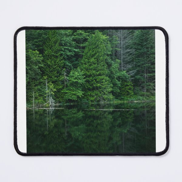 Item preview, Green Forest Trees Lake Reflection Photographic Print designed and sold by Mother-Nature65.