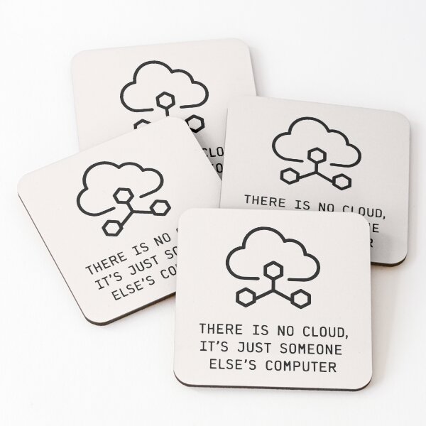 Item preview, There Is No Cloud Funny Tech Design designed and sold by SplashTastic.