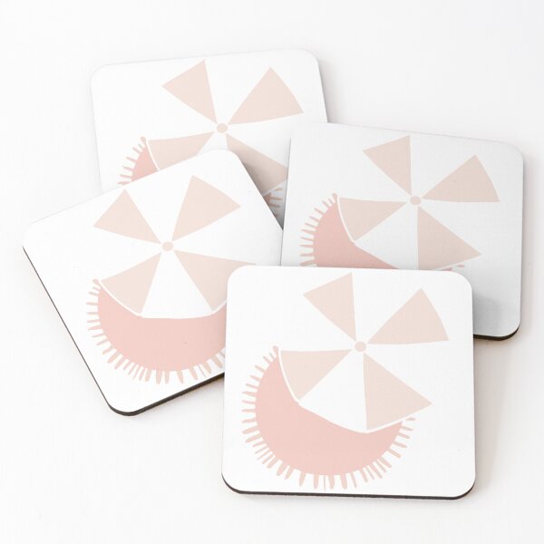 Item preview, Abstract Sun and Umbrella Minimalist Pastel Geometric Modern Art designed and sold by NiceDigital.