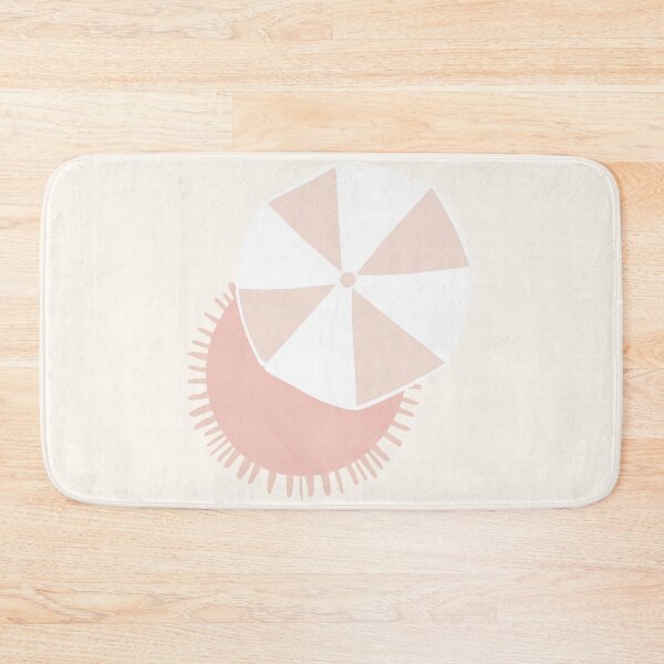 Item preview, Abstract Sun and Umbrella Minimalist Pastel Geometric Modern Art designed and sold by NiceDigital.