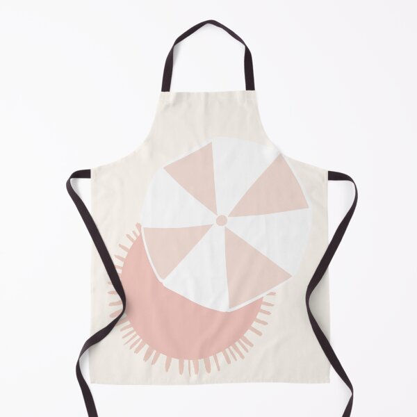 Item preview, Abstract Sun and Umbrella Minimalist Pastel Geometric Modern Art designed and sold by NiceDigital.