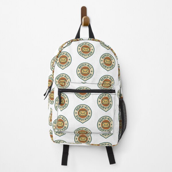 Item preview, Reply-All Survivor – Retro Office Email Badge designed and sold by BadaBingBear.