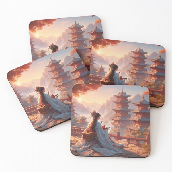 Item preview, Echoes Beneath the Golden Peaks designed and sold by calmgarden.