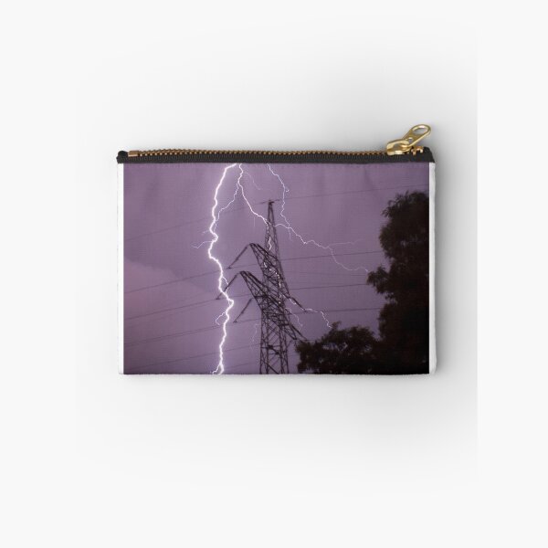 Item preview, Lightning Strikes Pylon Photographic Print designed and sold by Mother-Nature65.
