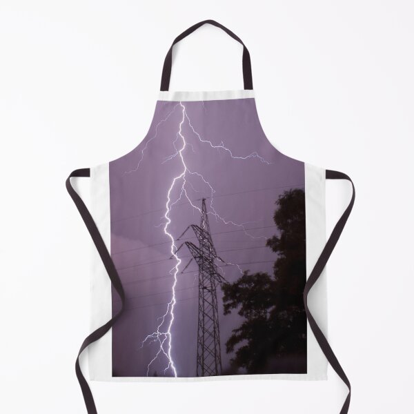 Item preview, Lightning Strikes Pylon Photographic Print designed and sold by Mother-Nature65.